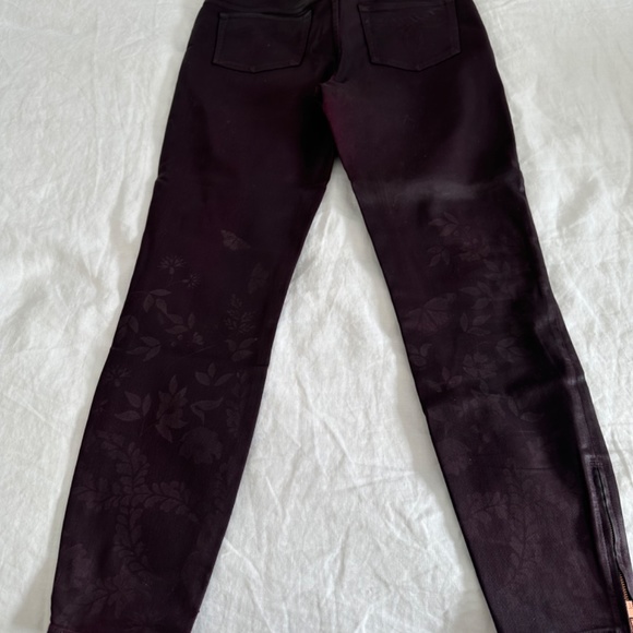 Ted Baker Floral Printed Waxed Denim - Picture 4 of 5